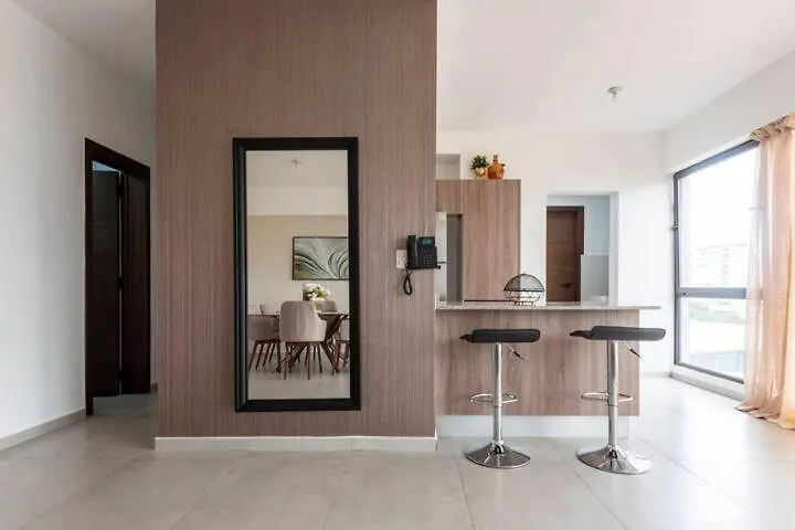 דירה סנטו דומינגו Encantador Apto En Torre De Lujo, Piscina, Ac & Parking הרפובליקה הדומיניקנית