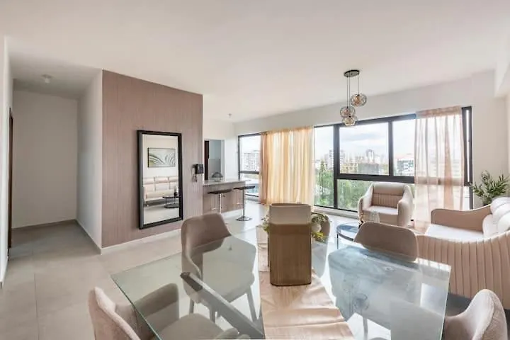 סנטו דומינגו Encantador Apto En Torre De Lujo, Piscina, Ac & Parking סנטו דומינגו
